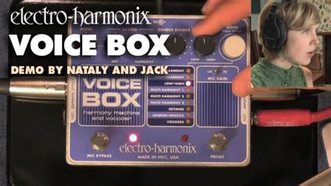 electro-harmonix voice box harmony machine vocoder demo|Voice Box .